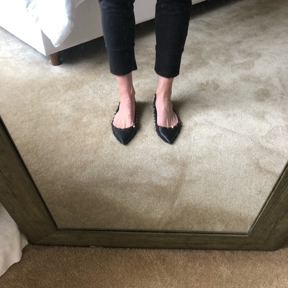 Valentino Garavani Rockstuds noir Ballerina flats size 8 - Picture 10 of 10